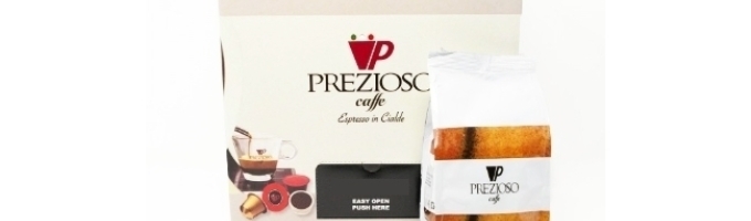 100 capsule Prezioso Caff compatibili con sistema DolceGusto